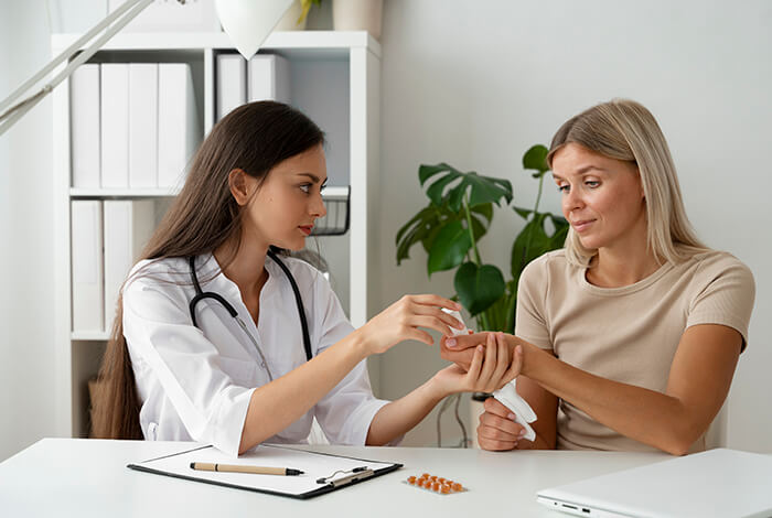 teen girl in clinical treatment with a comprehensive care approach