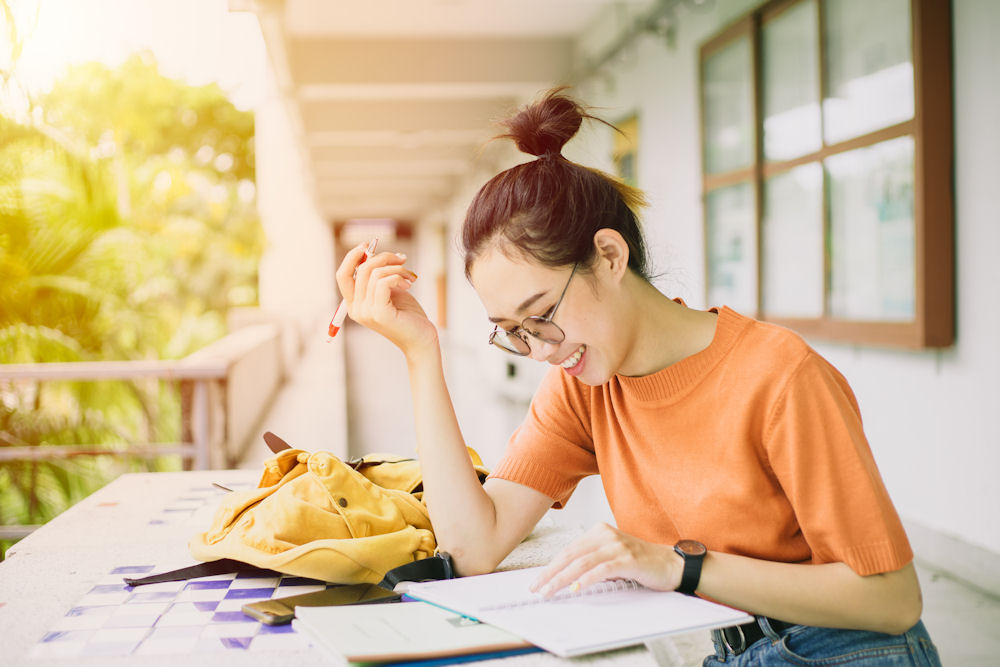 teen girl following a tailored academic path designed for every learner
